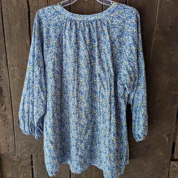 St John's Bay NWOT floral blouse women's size XXL - Picture 2 of 3
